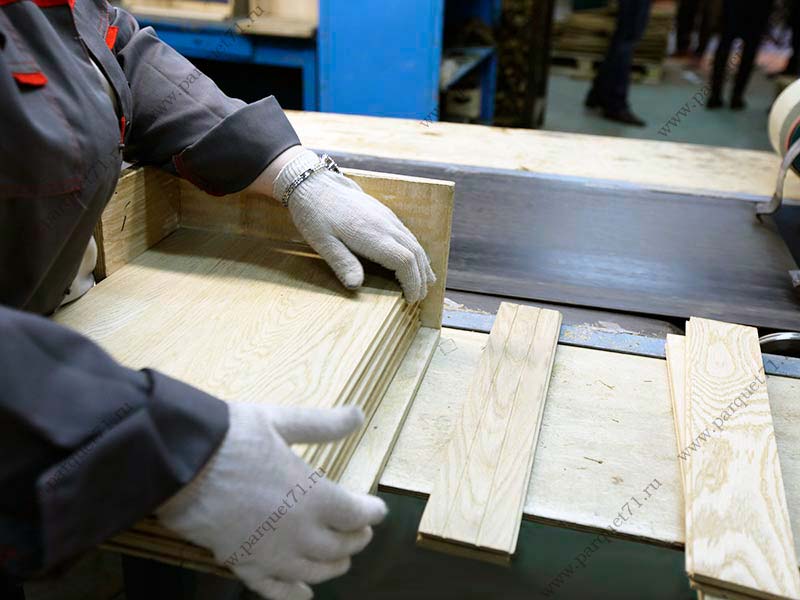 Block parquet production